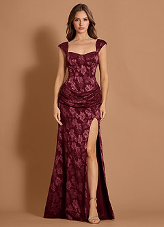Mazikeen Wine Maxi Dress image1