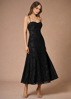 suknia Czarny Midi Hollis image3