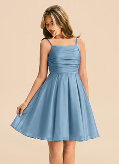 front Azazie Floris Junior Formal Dress