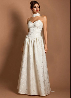 Maxi jurk Astra Franse Witte image4