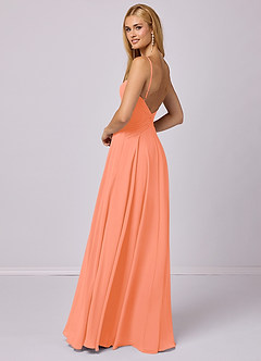 Barbie ♥ Azazie Bridesmaid Dresses Sunset A-Line Chiffon Dress image4