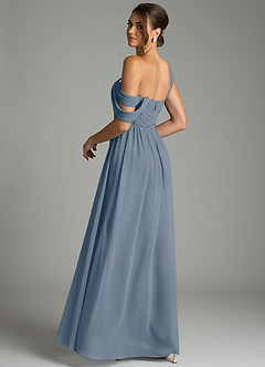 Azazie Kassandra Bridesmaid Dresses Twilight A-Line Off the Shoulder Chiffon Dress image6