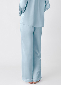 front Spodnie piżamowe z jedwabiu 100% nadające się do prania