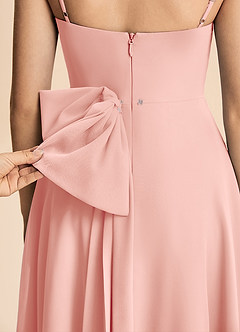 Azazie Bear Junior Rosette A-Line Pleated Chiffon Dress image6
