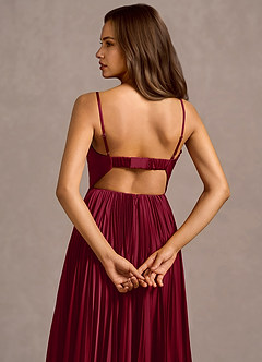 Vestido Merlot Largo Yaretzi image6