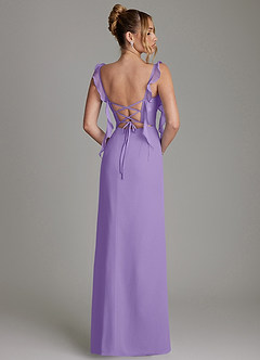 Azazie Jessamine Bridesmaid Dresses Tahiti Mermaid Corset Chiffon Dress image8