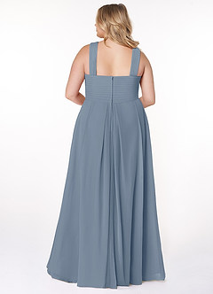 Azazie Kaleigh Bridesmaid Dresses Twilight A-Line Pleated Chiffon Dress image8
