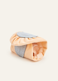 front Kids Canvas Ballet Slippers for Wedding & Dance