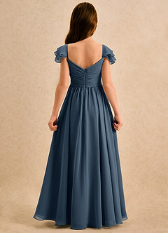 Azazie Meimei Girls Formal Flower Girl Klänningar Klä A-Line i Chiffong Plisserad image2