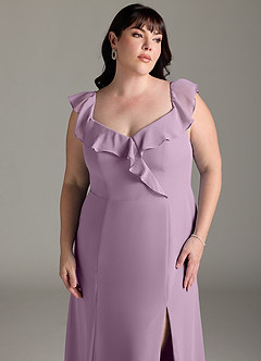 Azazie Sophie Bridesmaid Dresses Wisteria A-Line Off the Shoulder Chiffon Convertible Dress image13