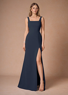 Robe Longue Marine Adora image3