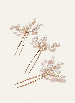 Pearl Beaded Hairpin Set