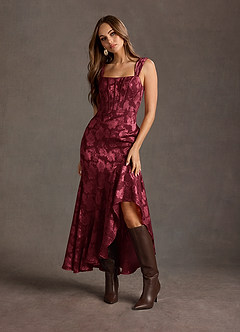 Saskia Wine Maxi Dress image5