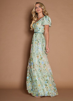 Marisa Light Green Maxi Dress image3