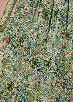 Lolla Green Floral Maxi Dress image8