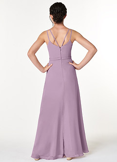 Azazie Janine Junior Wisteria A-Line Chiffon Dress image2
