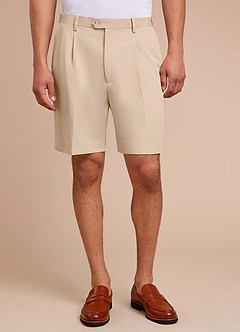 front Owen Lightweight Tailored Classic Regular Dress Shorts
