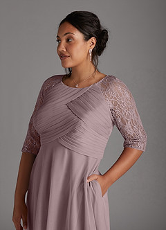 Azazie Gracelyn Kleider für die Brautmutter A-Linie Spitze Kleid Dämmerung image4