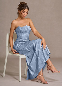 Amabel Powder Blue Maxi Dress image3
