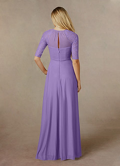 Azazie Raelyn Mother of the Bride Dresses Tahiti A-Line Lace Mesh Dress image2