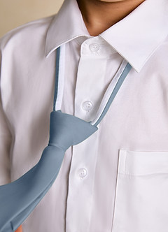 front Oliver Boys Light Blue 5-Piece Suit With Pre-tie
