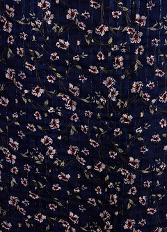 Edith Floral Gingham Midi Dress image9