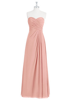 Azazie Arabella Allure Vestidos de damas de honor Vestido de Rosetón de Gasa de Corte en A Convertible con Escote de Corazón image10