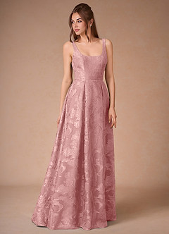 Althea Coral Pink Tie-Back Maxi Dress image5