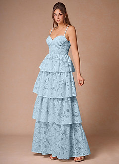 Galadriel Navy Lace Layered Dress image6