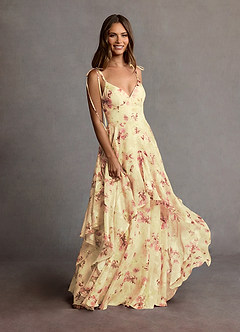 Vestido Amarillo Claro Largo Harmony image4