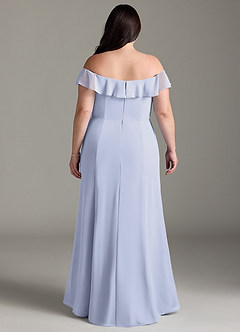 Azazie Sophie Bridesmaid Dresses Lavender A-Line Off the Shoulder Chiffon Convertible Dress image7