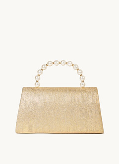 front Glitter And Pearls Handbag