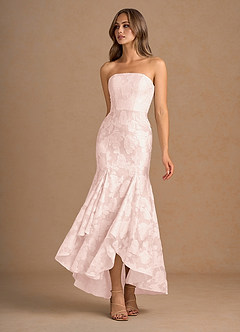 Avina Light Pink Maxi Dress image7