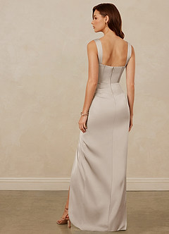 Christian Siriano Bridal for Azazie 1017 Bridesmaid Dresses Frost Sheath Sweetheart Neckline Stretch Satin Dress image5