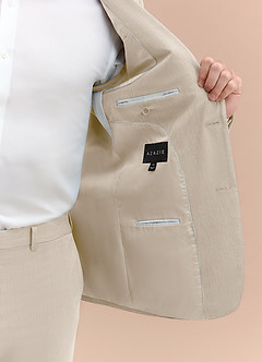 front William Creme Anzugjacke