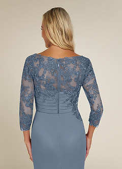 Azazie Alisondra Mother of the Bride Dresses Twilight Sheath Scoop Lace Lace Dress image6