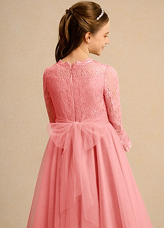 Azazie Lamb Girl Flower Girl Klänningar Klä Balklänning i Spets image6