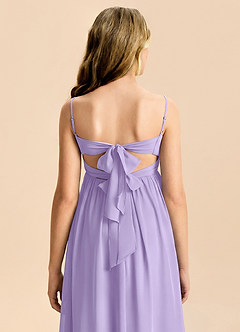 Azazie Zeya Junior Lilac A-Line Chiffon Dress image7