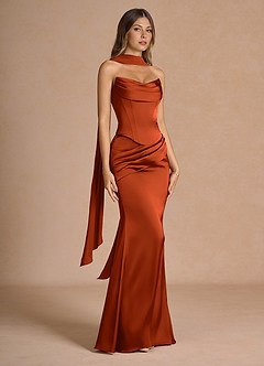 Sorrel Rust Corset Two-Piece Sets image4