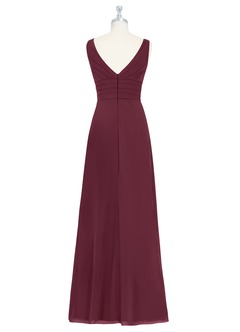 Azazie Julianna Bridesmaid Dresses A-Line Chiffon Floor-Length Dress image7