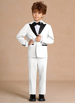 front Michael White Boys Peak Lapel 2-Piece Tuxedos