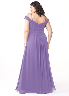 Azazie Audrianna Robes de demoiselle d'honneur Robe Trapèze Convertible en Mousseline de soie Schulterfrei gerafft Tahiti image8