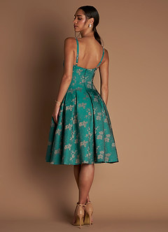 Amryn Dark Teal Mini Dress image2
