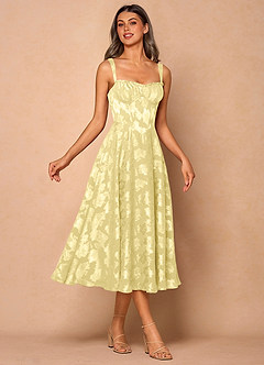 suknia Sorbet Cytrynowy Midi Sylvie image5