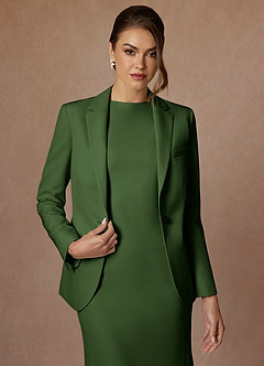 front Kennedy Oliwa Sukienka Ze Stretchem Strukturalnym