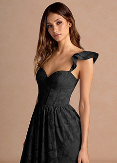 Robe Midi Noir Denisse image4