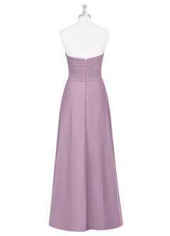 Azazie Arabella Allure Brautjungfernkleider Wandelbar A-Linie Herzausschnitt Chiffon Kleid Blauregen image9