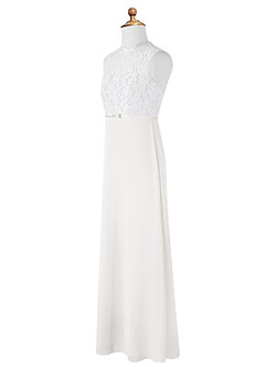 Azazie Rana Junior Klä av A-Line i Chiffong Spets image7