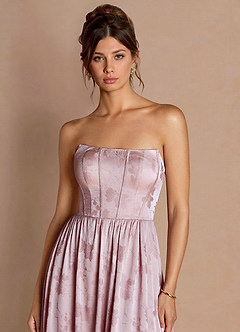 Floria Maxi Klänning Mjuk Rosa image6