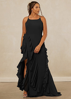 Christian Siriano Bridal for Azazie 1006 Bridesmaid Dresses Ruffle Chiffon Mermaid Dress image10